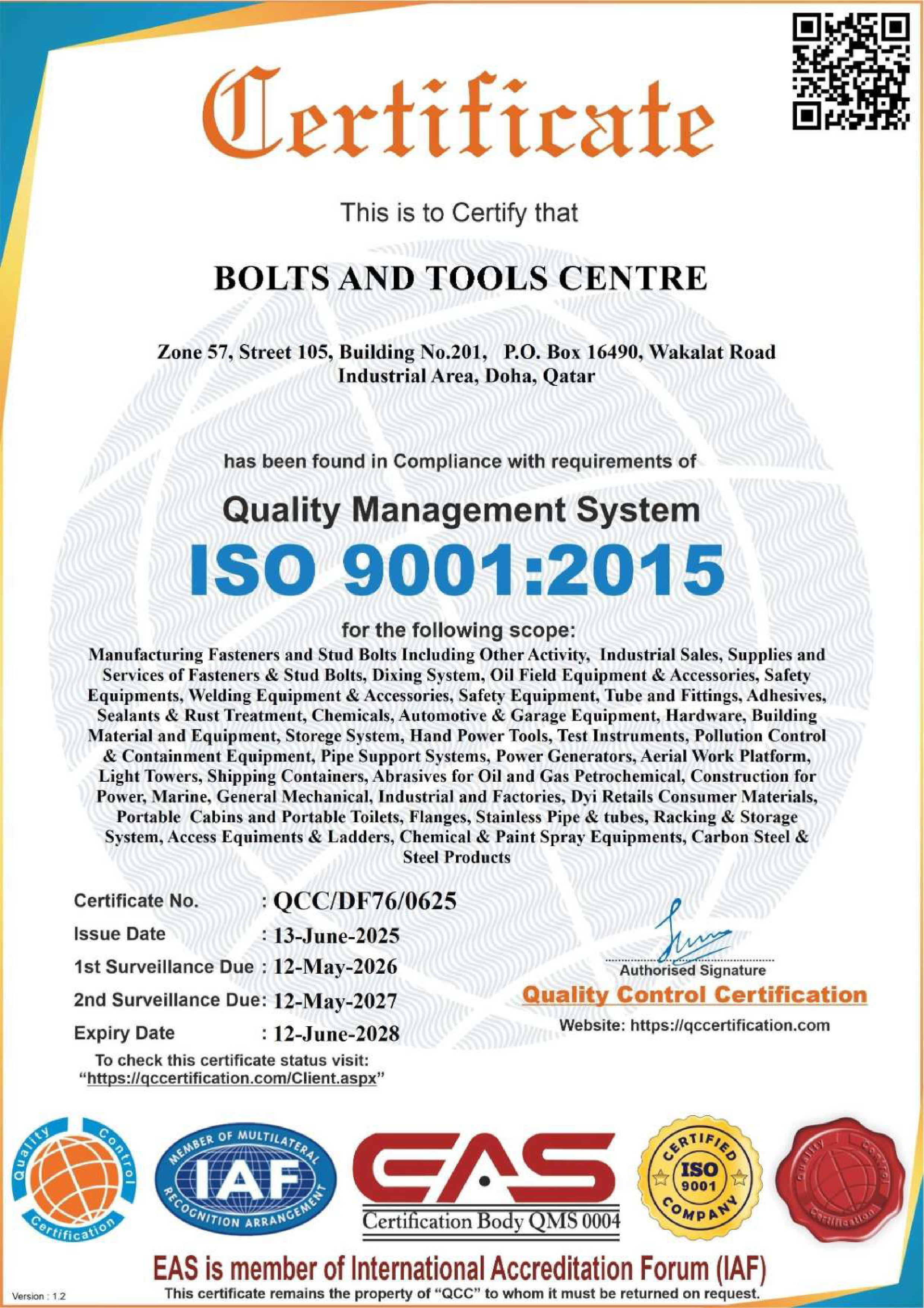 ISO 9001:2015