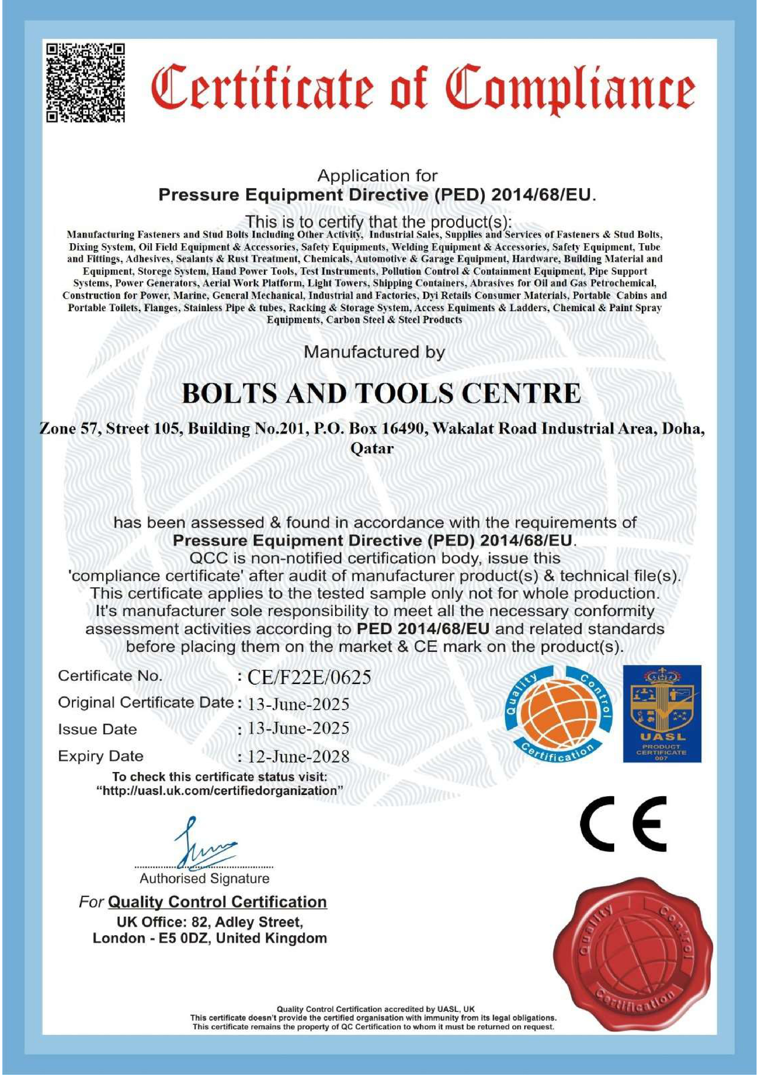 CE / PED